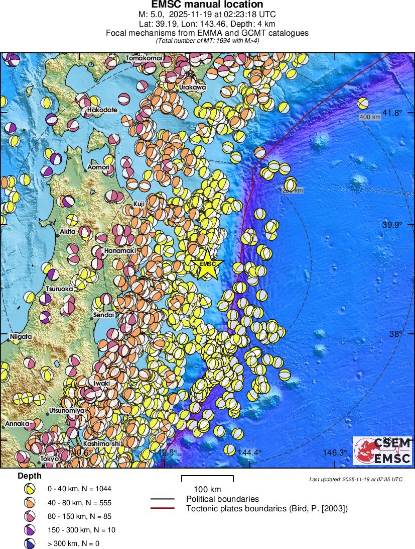 Regional moment Tensor