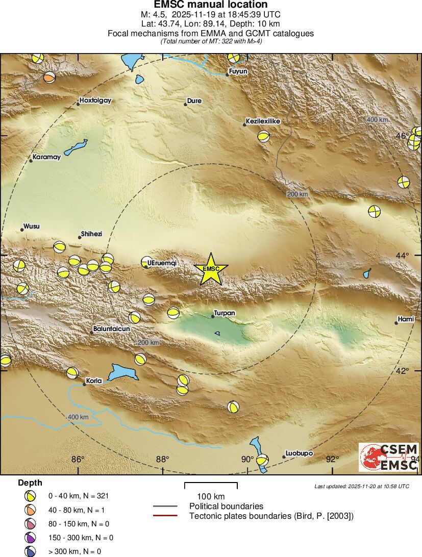 Regional moment Tensor