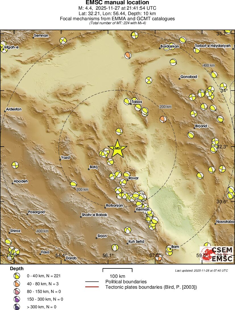 Regional moment Tensor