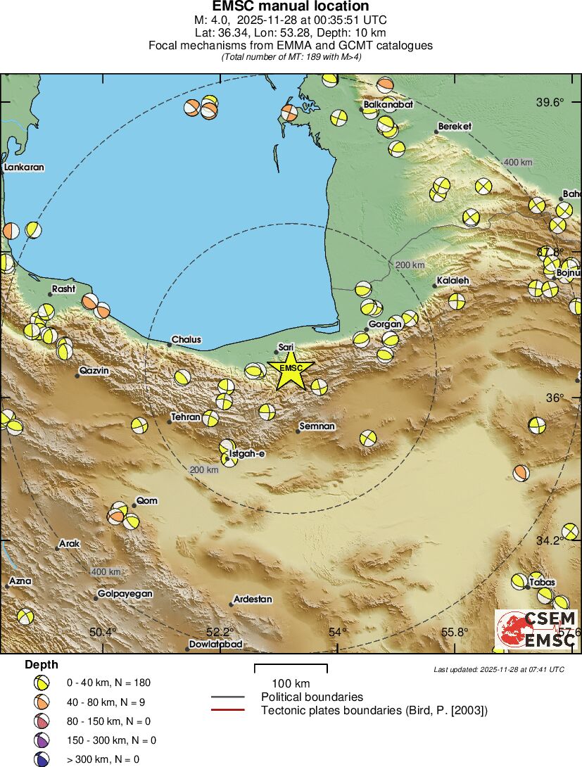 Regional moment Tensor