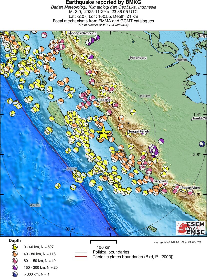 Regional moment Tensor
