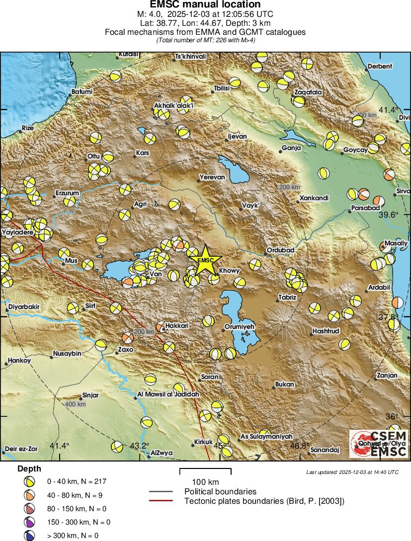 Regional moment Tensor