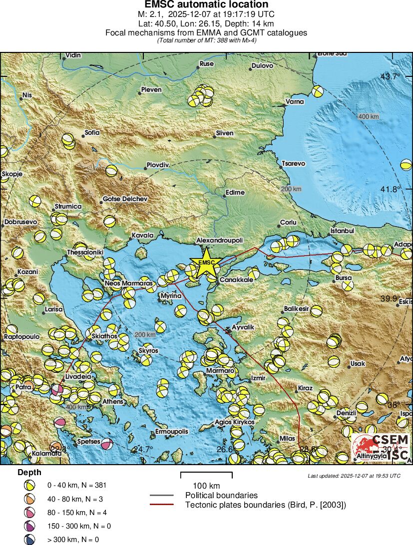 Regional moment Tensor