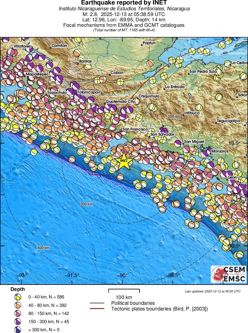 Regional moment Tensor
