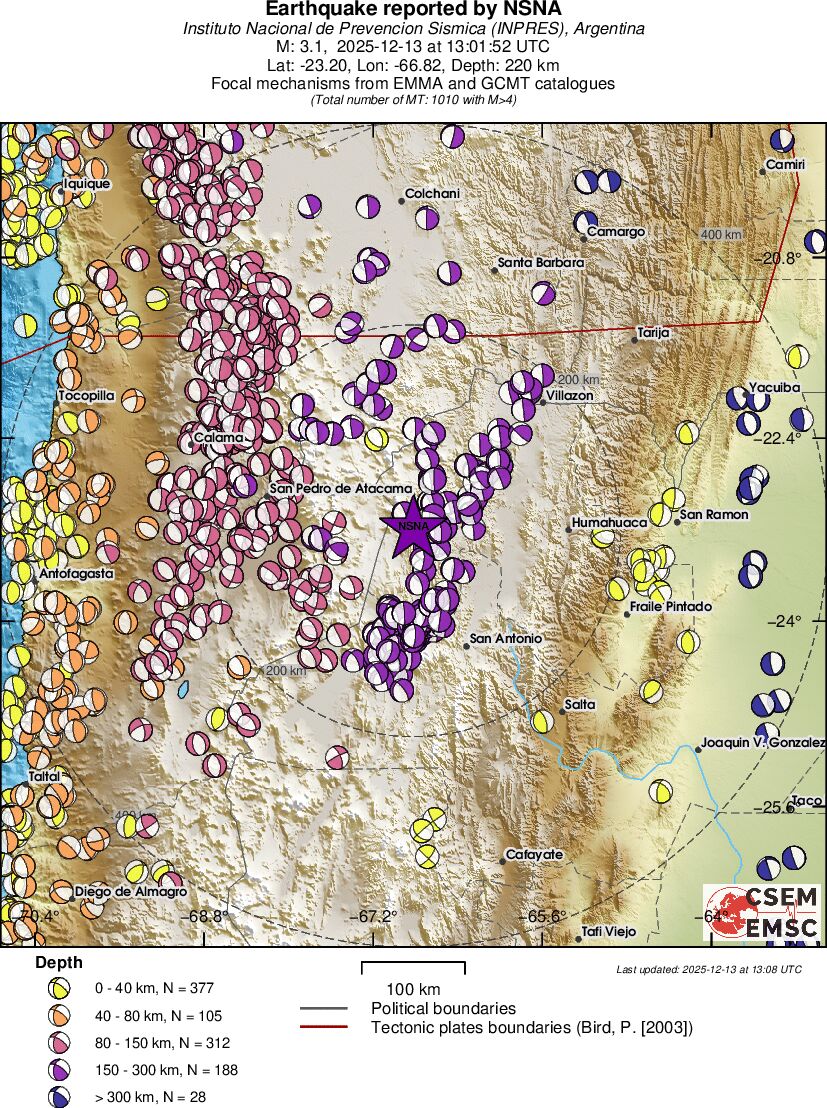 Regional moment Tensor