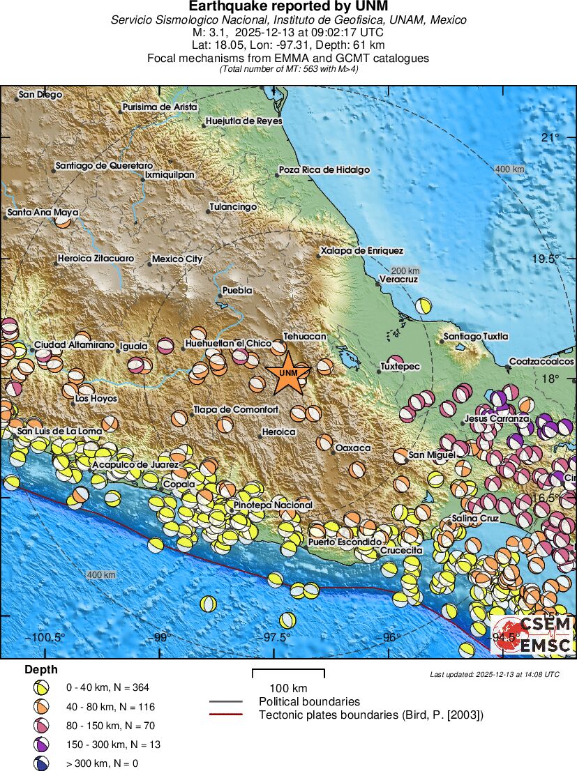 Regional moment Tensor