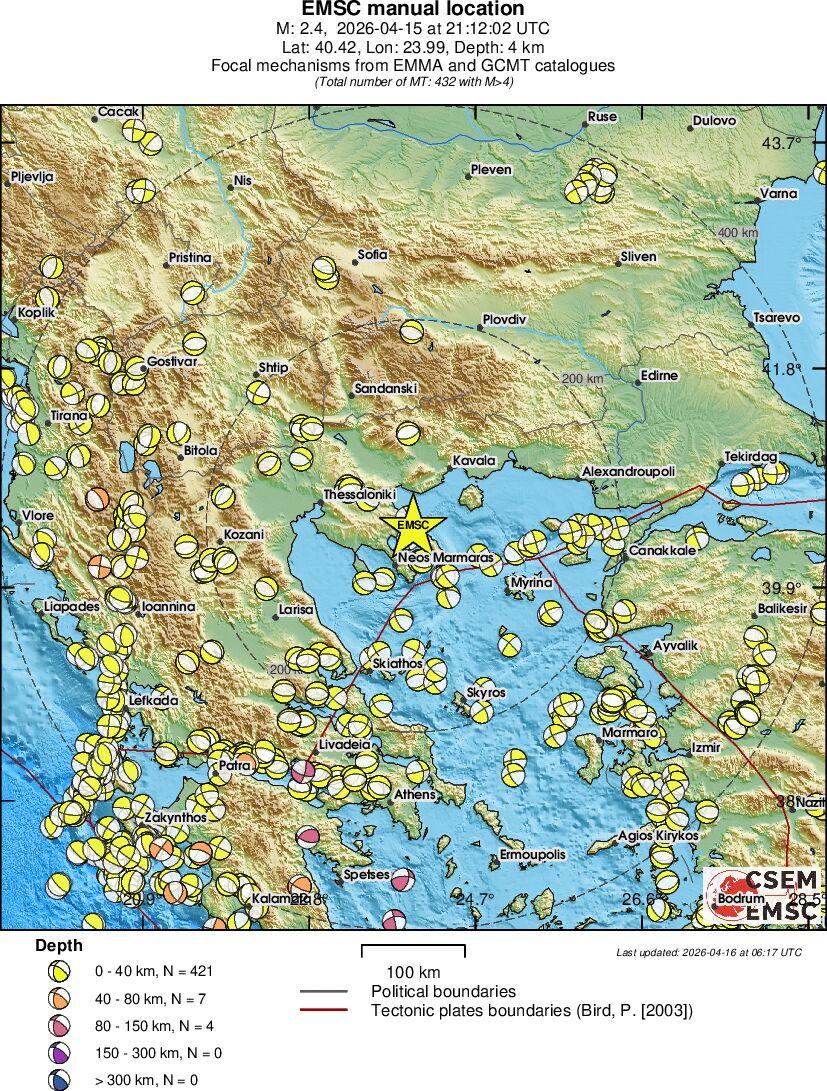 Regional moment Tensor