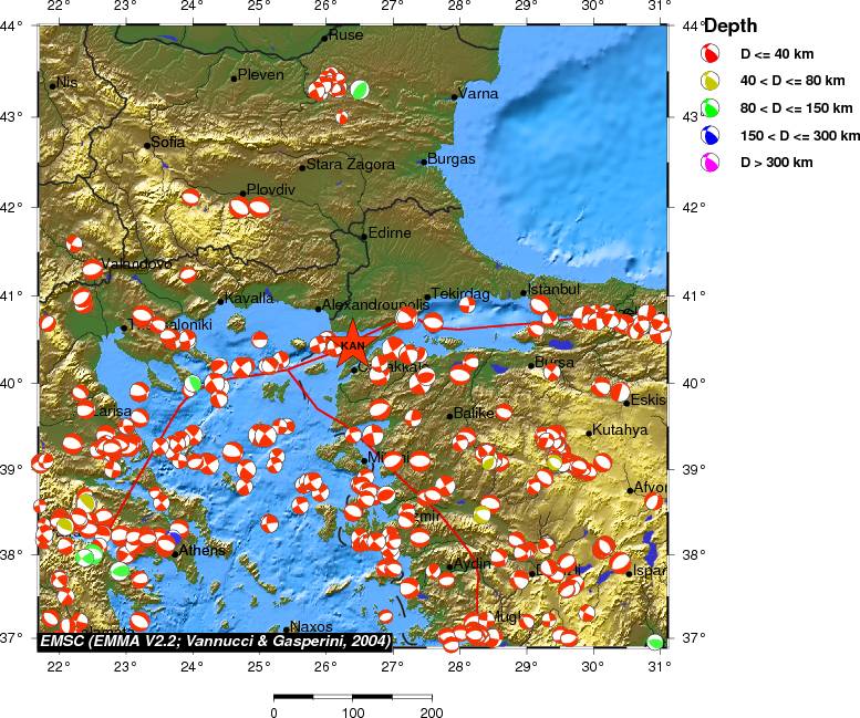 Regional moment Tensor