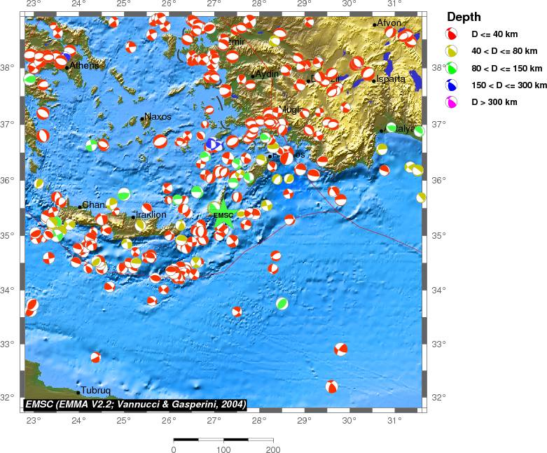 Regional moment Tensor