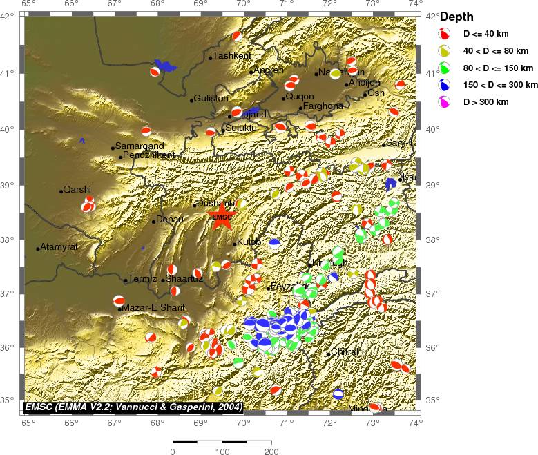 Regional moment Tensor