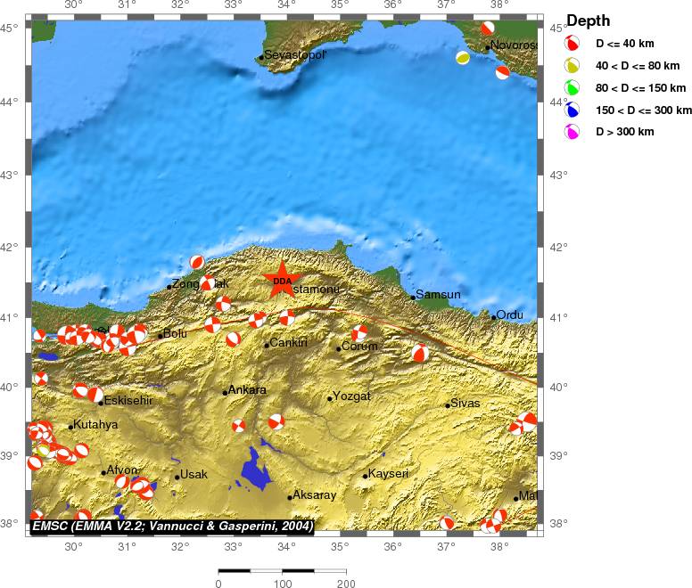 Regional moment Tensor