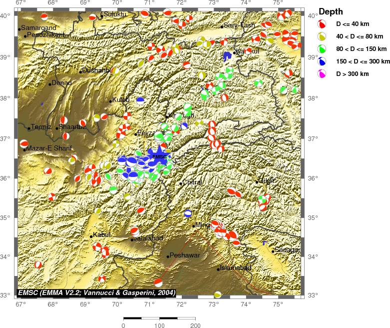 Regional moment Tensor