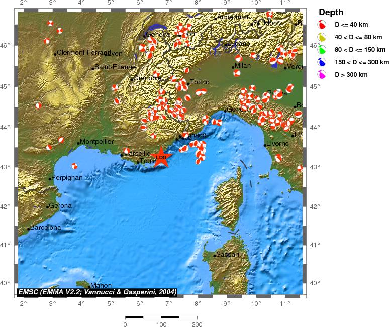 Regional moment Tensor
