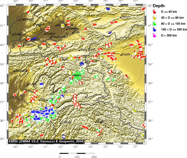Regional moment Tensor