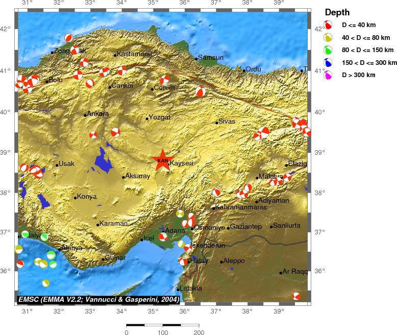 Regional moment Tensor