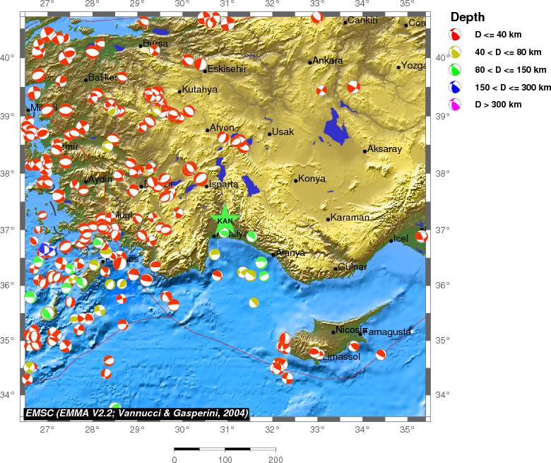 Regional moment Tensor