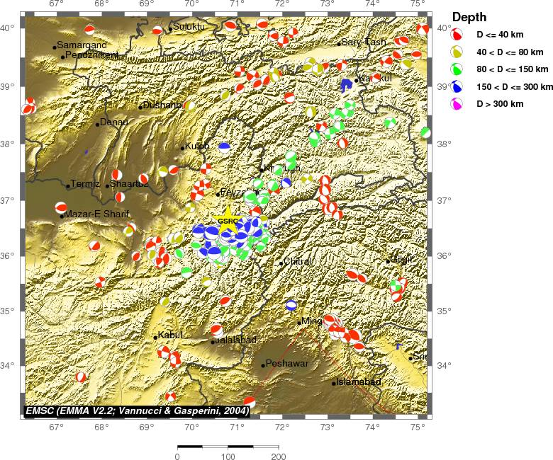 Regional moment Tensor