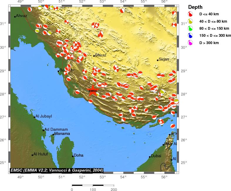 Regional moment Tensor