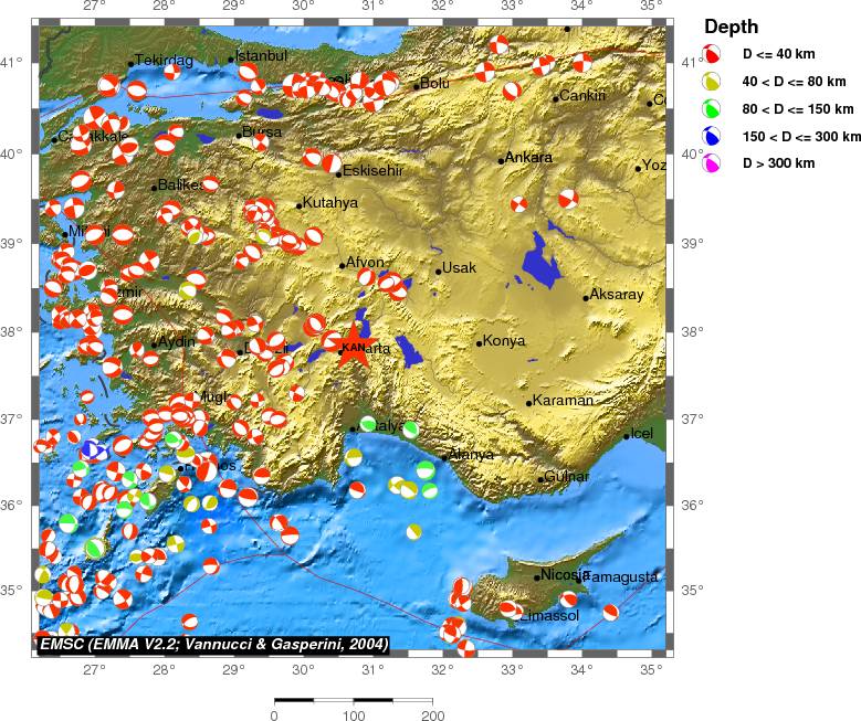 Regional moment Tensor