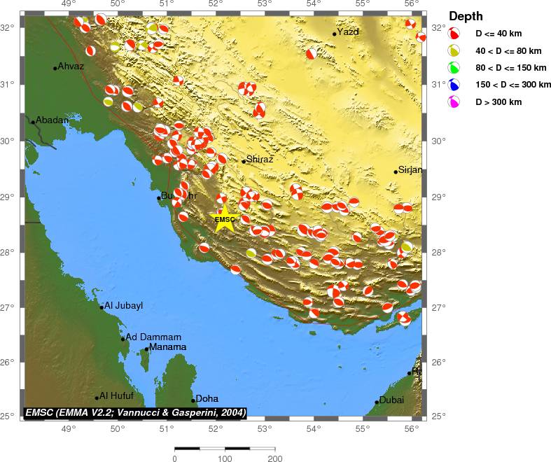 Regional moment Tensor