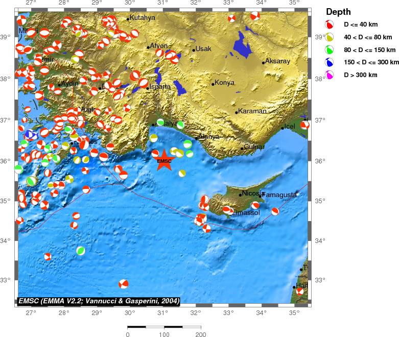 Regional moment Tensor