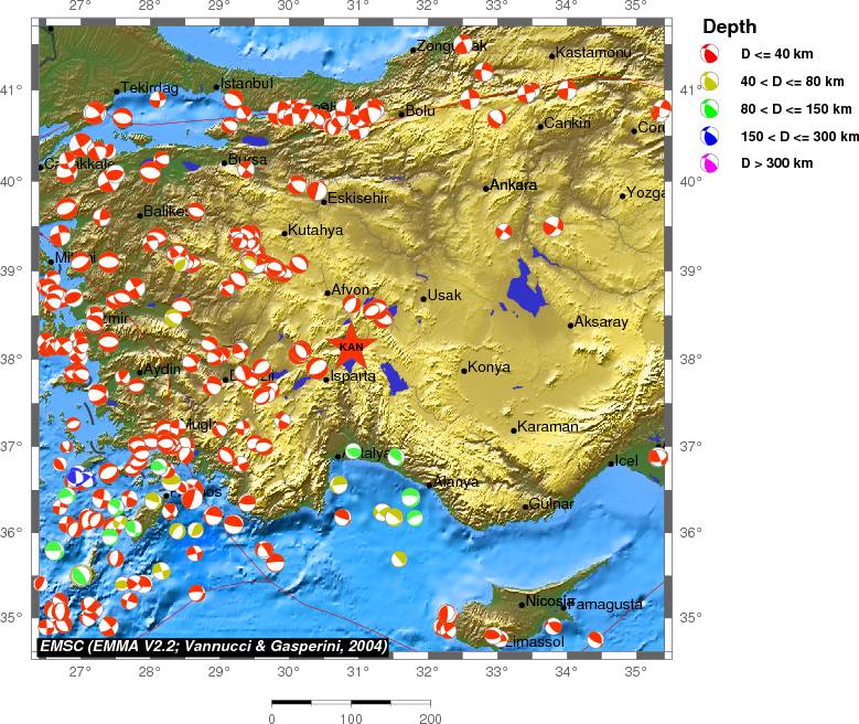 Regional moment Tensor