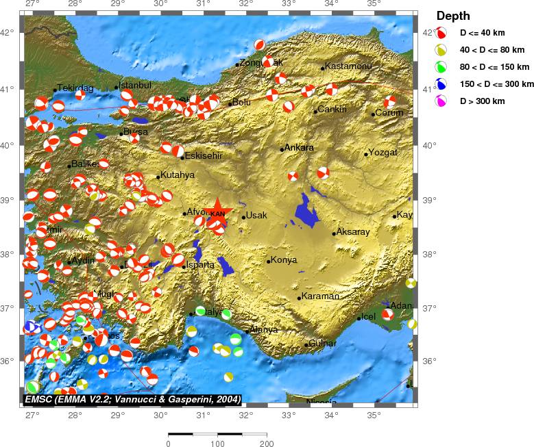 Regional moment Tensor