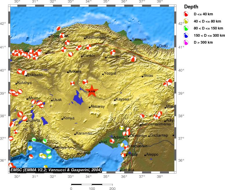 Regional moment Tensor