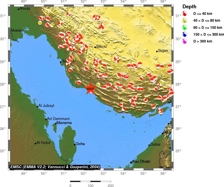 Regional moment Tensor