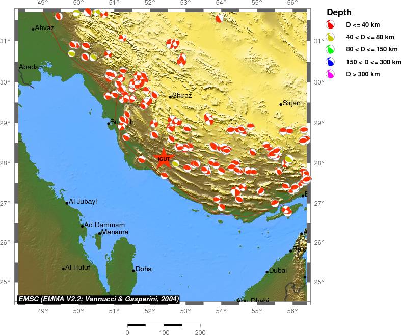Regional moment Tensor
