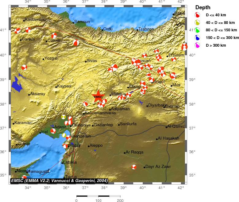 Regional moment Tensor
