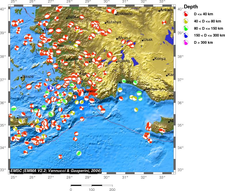 Regional moment Tensor