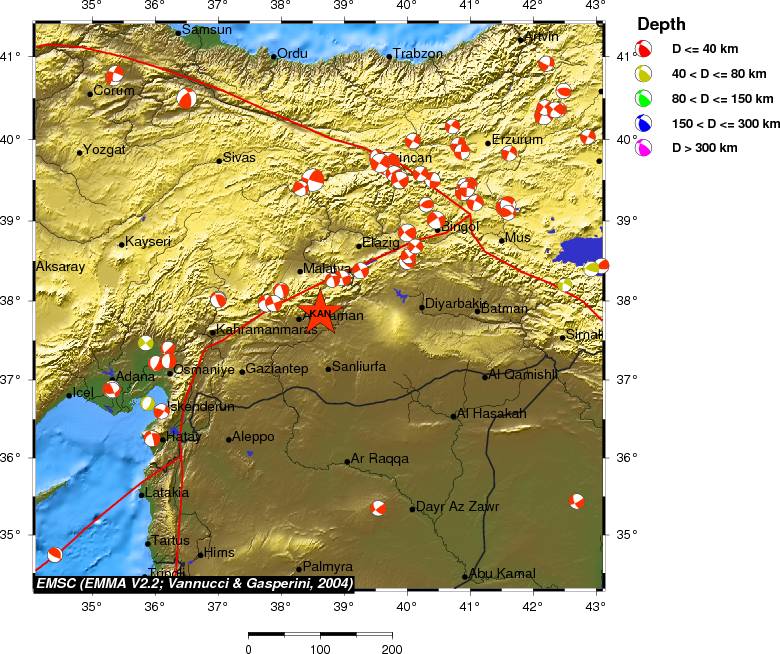Regional moment Tensor