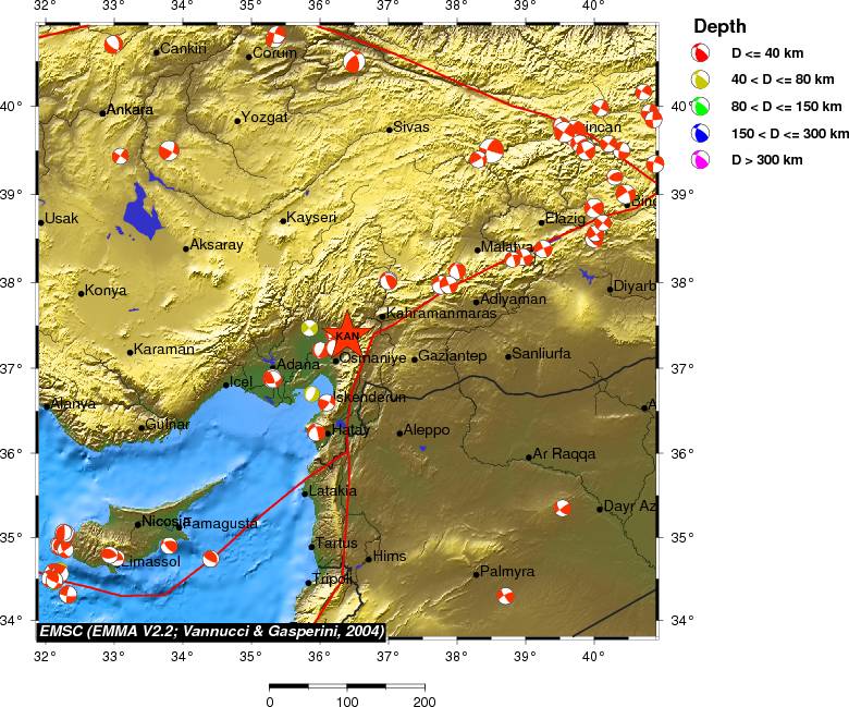 Regional moment Tensor