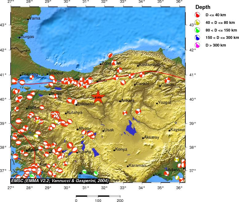 Regional moment Tensor