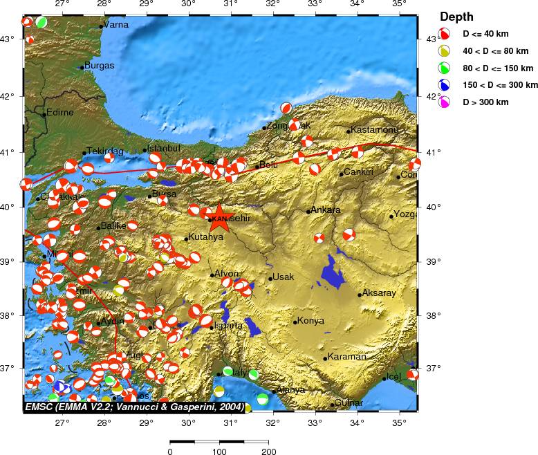 Regional moment Tensor