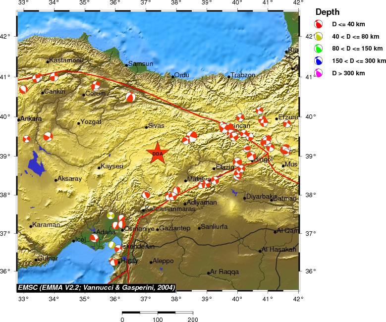 Regional moment Tensor