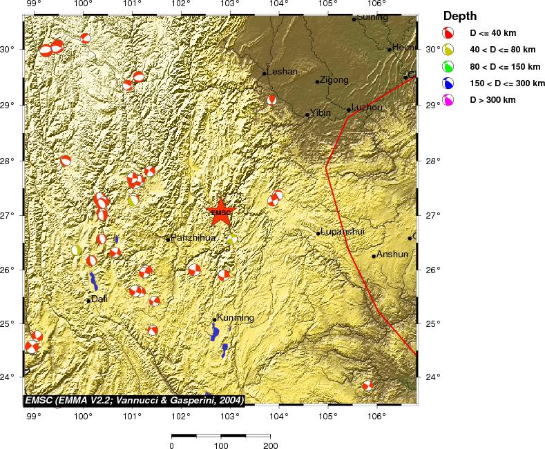 Regional moment Tensor