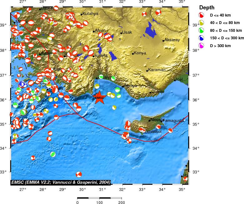 Regional moment Tensor