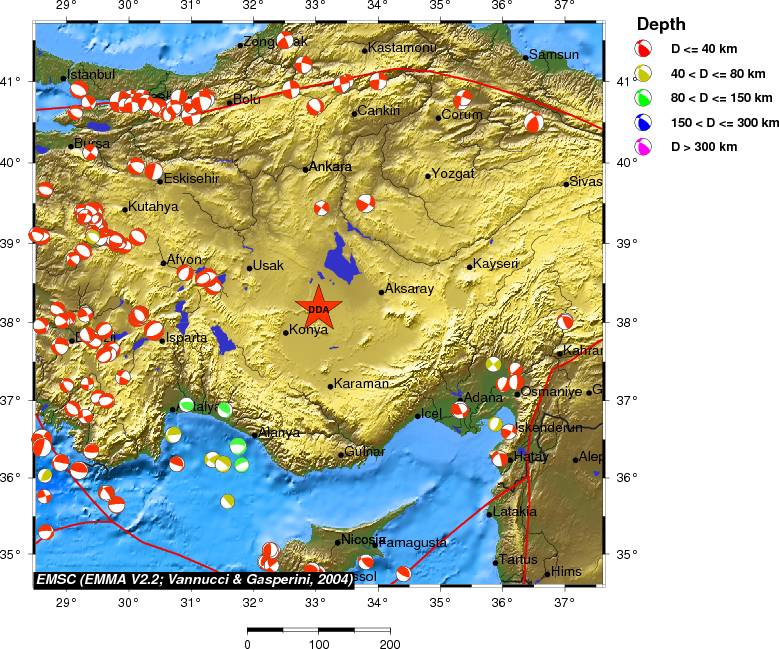 Regional moment Tensor