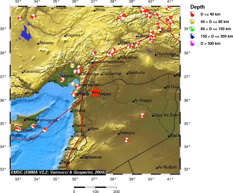 Regional moment Tensor