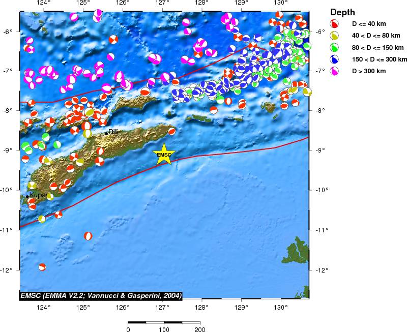 Regional moment Tensor