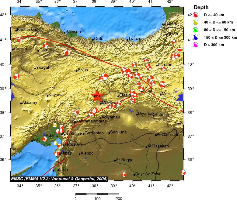 Regional moment Tensor