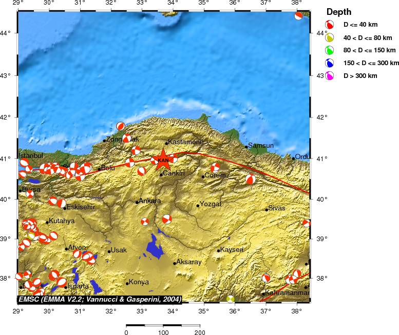 Regional moment Tensor