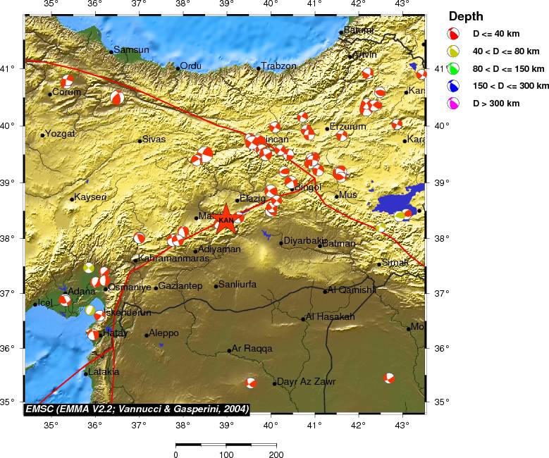 Regional moment Tensor