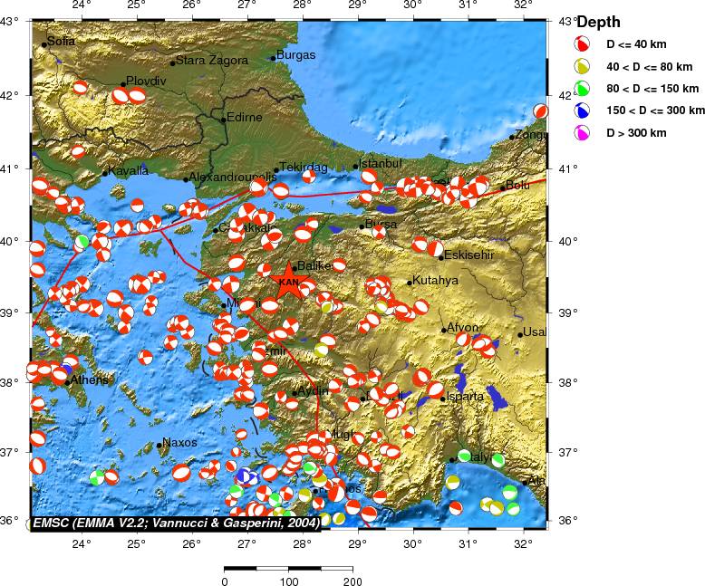 Regional moment Tensor