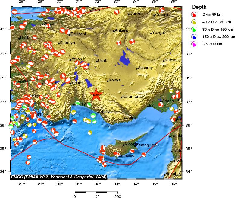 Regional moment Tensor