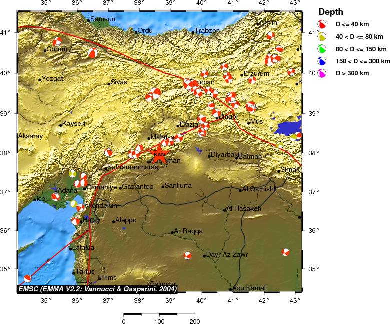 Regional moment Tensor