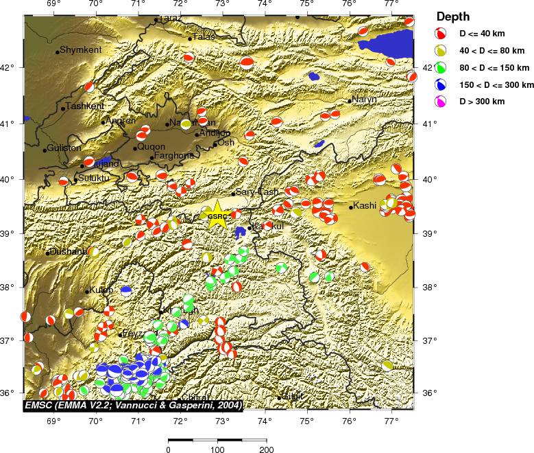 Regional moment Tensor