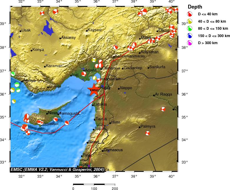 Regional moment Tensor